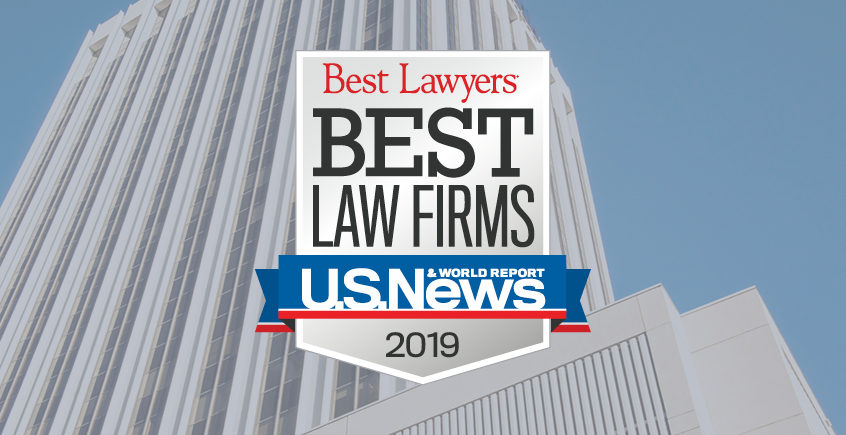 Best Lawyers® Best Law Firms 2019