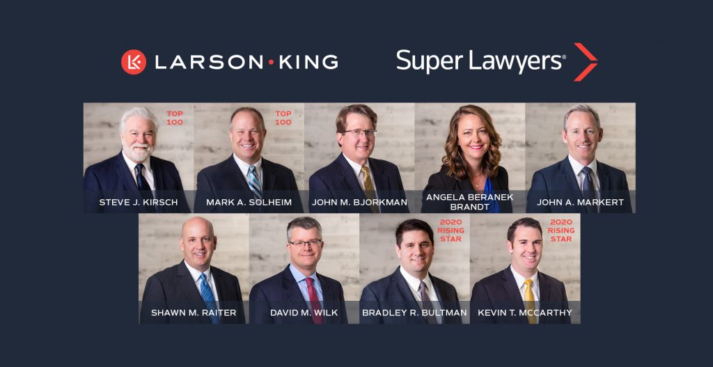 2020 Larson King Minnesota Super Lawyers and Rising Stars