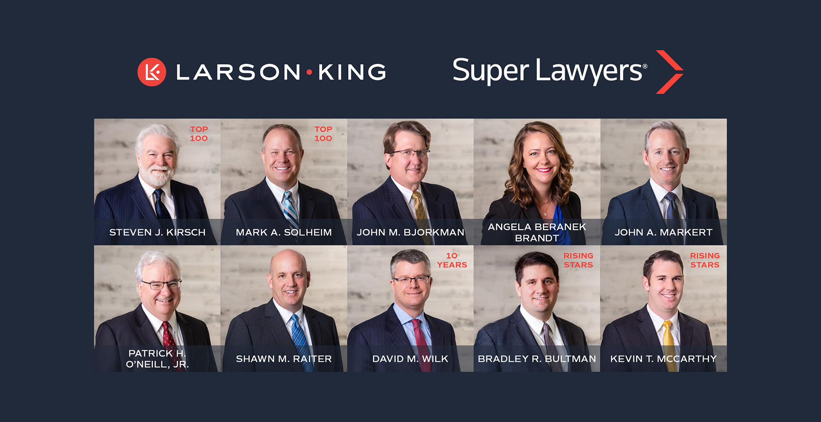 Ten Larson King Attorneys Named to the 2021 Super Lawyers Lists